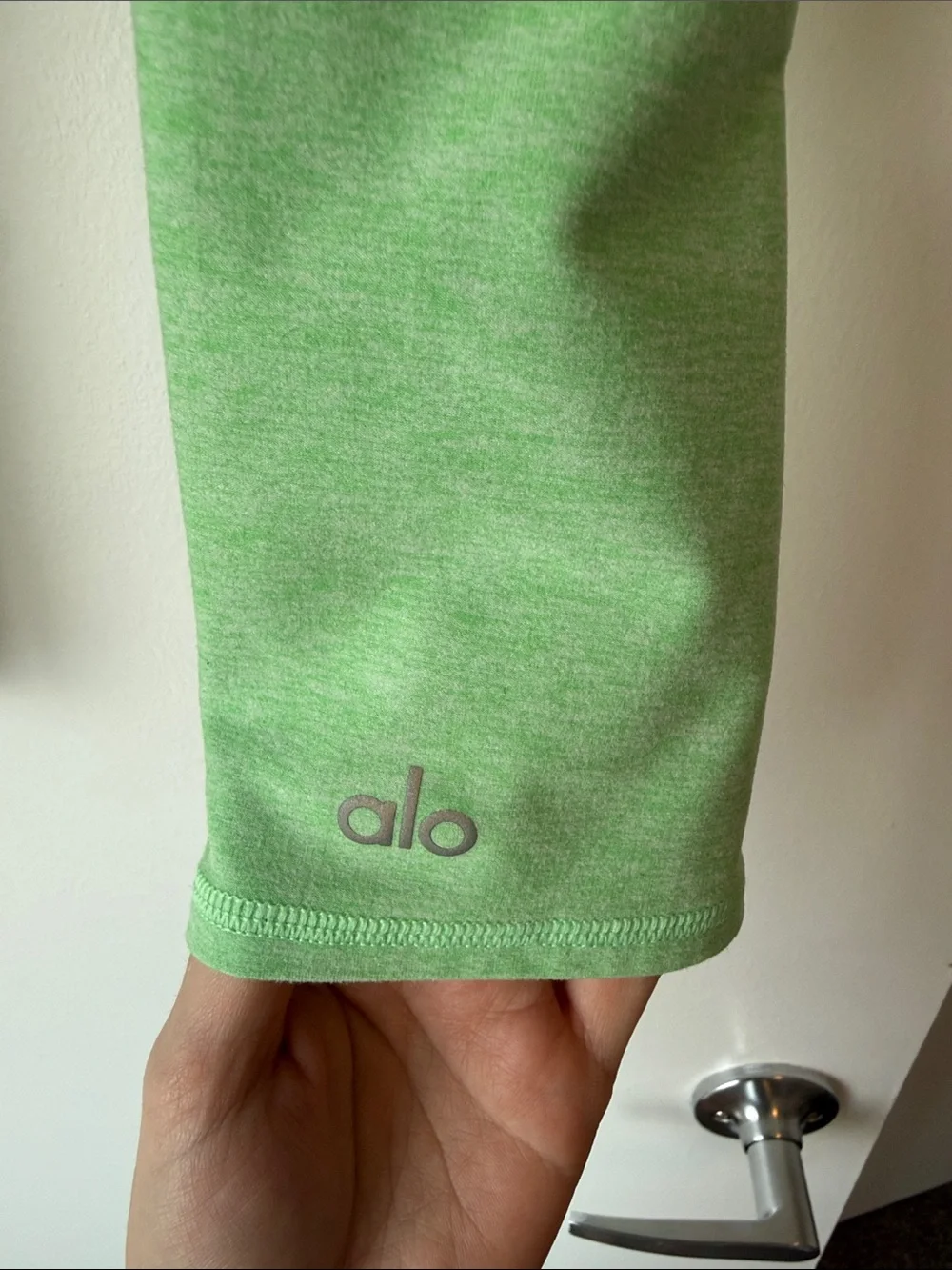 ALO Yoga Light Green Capri Leggings